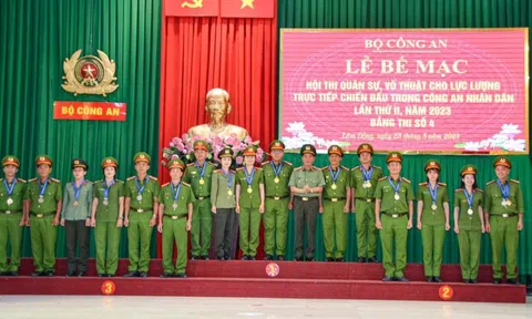 Công an tỉnh Lâm Đồng giành giải Nhất toàn đoàn Hội thi quân sự, võ thuật