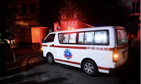 Bệnh viện ở Hà Nội thông tin về tình trạng các nạn nhân vụ cháy chung cư mini