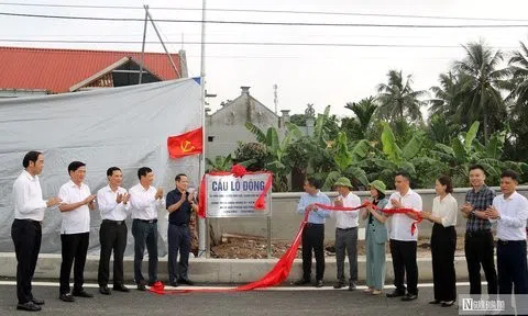 Hải Phòng: Cây cầu bắc qua sông Hóa giúp hơn 100 hộ dân khỏi bị cô lập